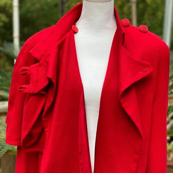 Vintage Merino Wool Cape W/ Adjustable We… - Picture 7 of 9